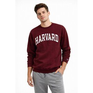 CHAMPION HARVARD sweatshirt crewneck ivy league university activewear college L